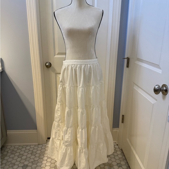 Ulla Johnson White Maxi Skirt - M - Picture 1 of 6
